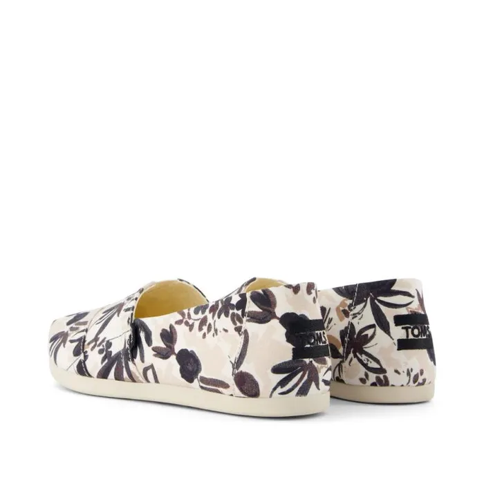 Toms TOMS Classics Alpargata Cloudbound Painted Floral Black 8211 Women