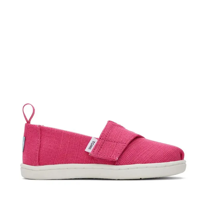 Toms TOMS Classics Alpargata Toddler Shoe Pink Heritage Canvas 8211 WomenKids