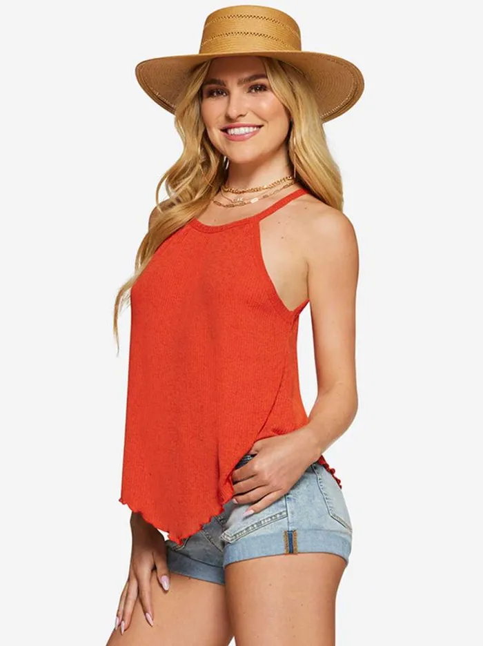 Tops Clothing Jessica Simpson Codie Tank In Paprika