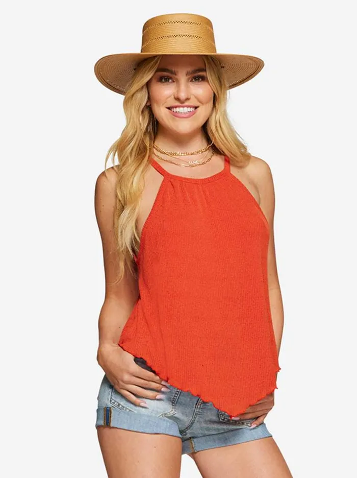 Tops Clothing Jessica Simpson Codie Tank In Paprika
