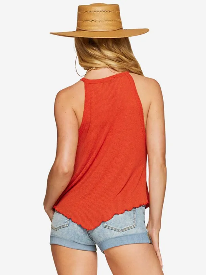 Tops Clothing Jessica Simpson Codie Tank In Paprika