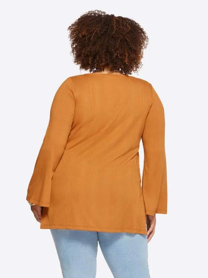 Tops Clothing Jessica Simpson Jasleen Top In Glazed Ginger