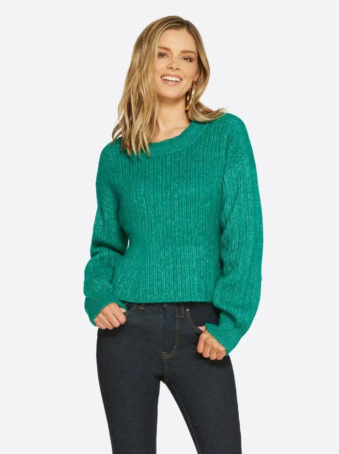 Tops Clothing Jessica Simpson Portia Sweater In Corsair