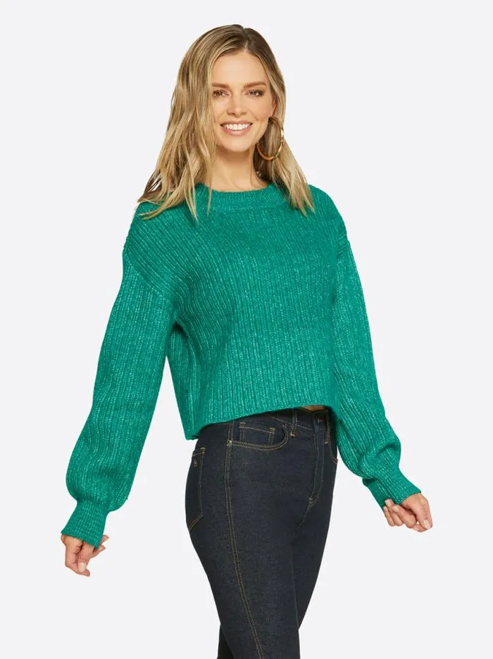 Tops Clothing Jessica Simpson Portia Sweater In Corsair