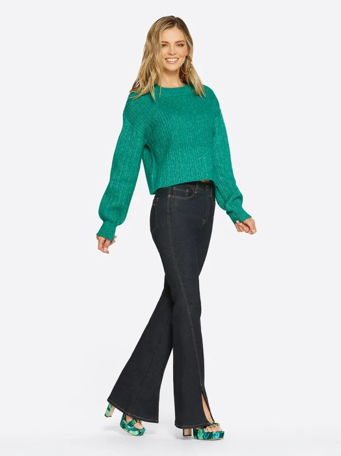 Tops Clothing Jessica Simpson Portia Sweater In Corsair
