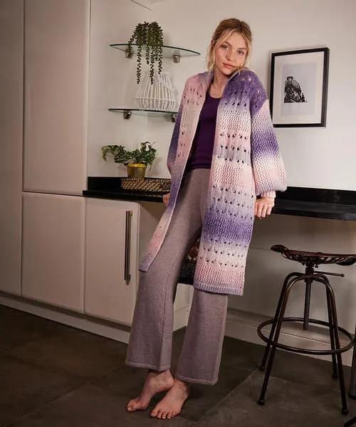 Tops Tunics and Blouses Apparel Joebrowns Sloe Joes Ombre Cosy Longline Cardigan Multi