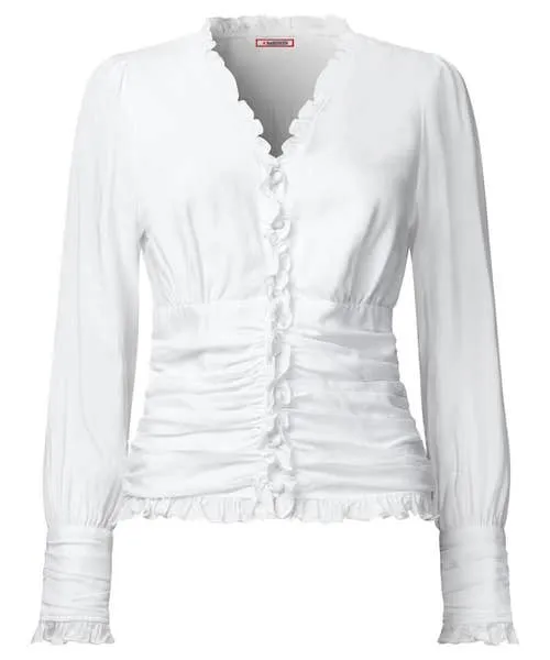 Tops Tunics and Blouses Joebrowns Apparel Simon8217s Vintage Style Blouse White Tops Tunics and Blouses Joebrowns Apparel Simon8217s Vintage Style Blouse White