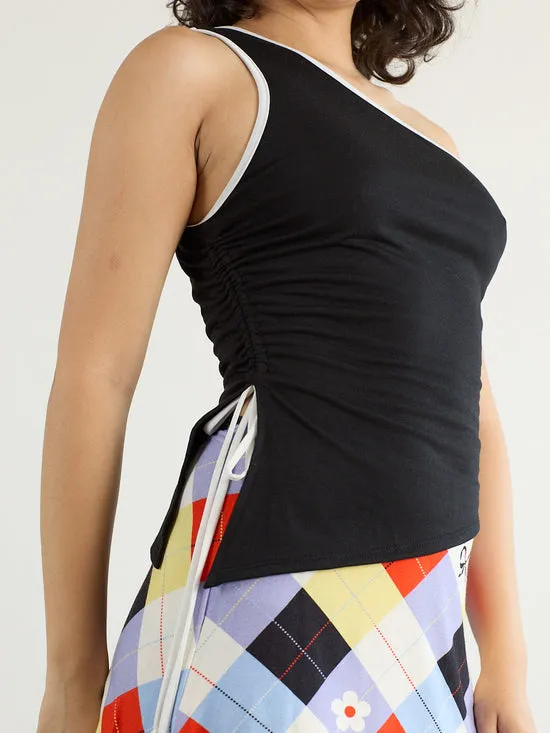 Tops Women Emily Tank Black White Lisa Says Gah