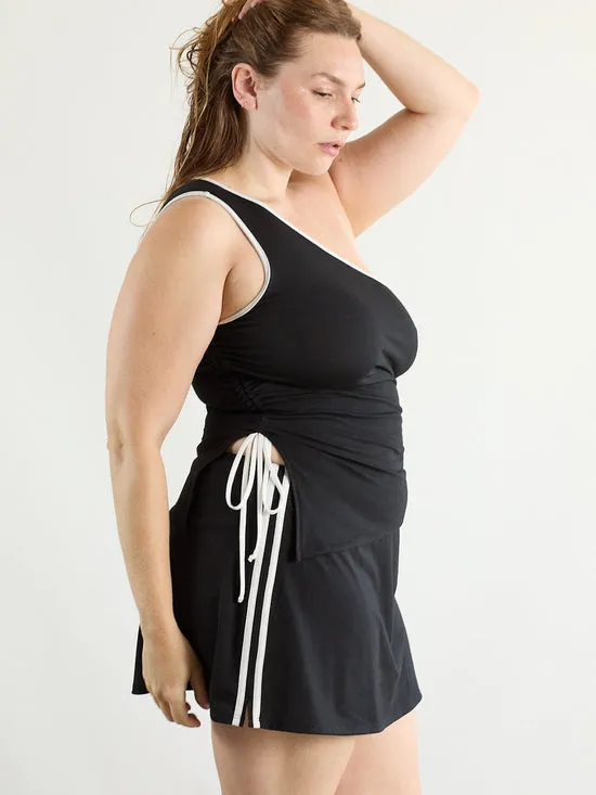 Tops Women Emily Tank Black White Lisa Says Gah