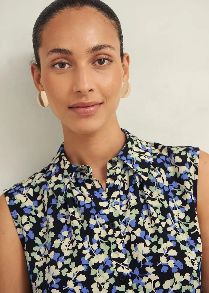 Tops Women HOBBS Ariela Top Navy Multi