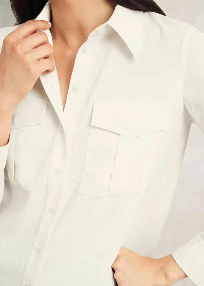 Tops Women HOBBS Hutton Shirt Ivory