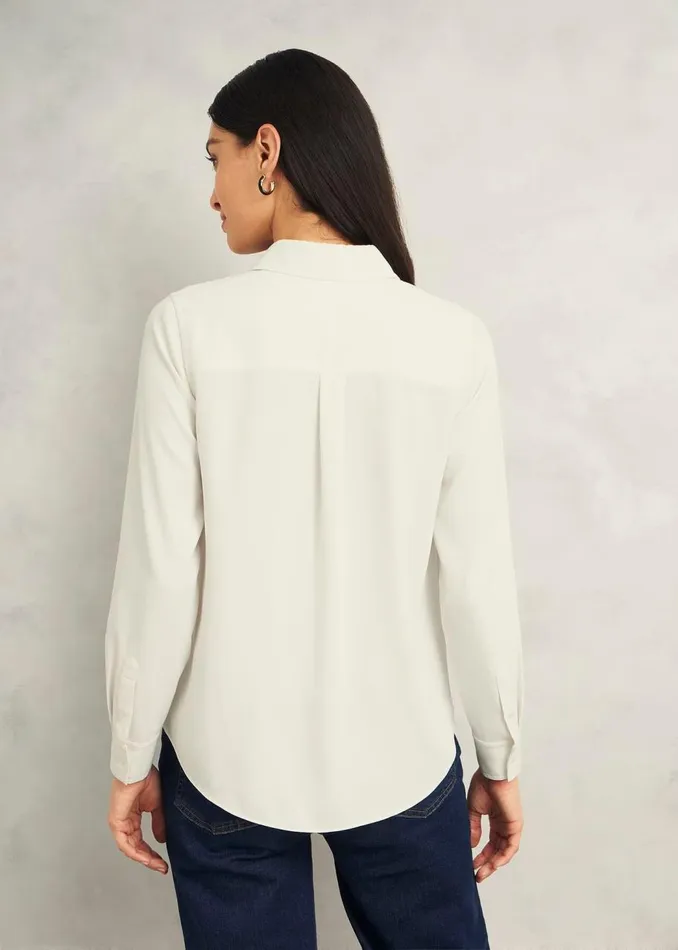 Tops Women HOBBS Hutton Shirt Ivory