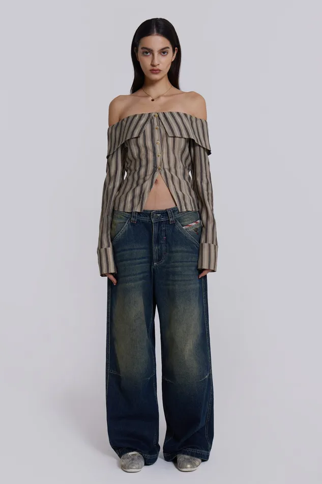 Tops Women Jaded London Shop LDN Colossus Jeans