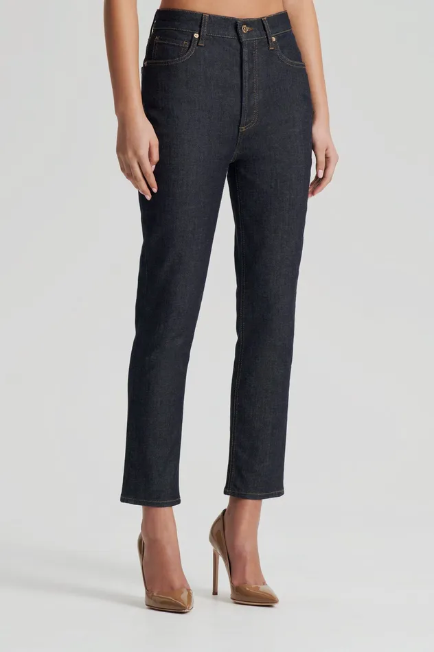 Trousers HIGH RISE STRAIGHT CROP JEAN INDIGO1275 Scanlan Theodore Women Trousers HIGH RISE STRAIGHT CROP JEAN INDIGO1275 Scanlan Theodore Women