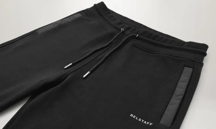 Trousers Men Belstaff Alloy Sweatpant Black Trousers Men Belstaff Alloy Sweatpant Black