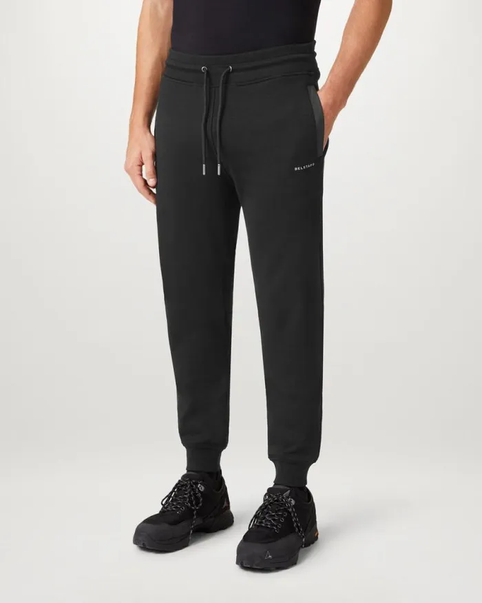 Trousers Men Belstaff Alloy Sweatpant Black Trousers Men Belstaff Alloy Sweatpant Black
