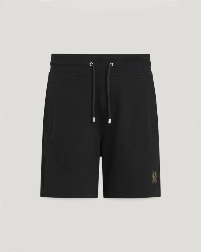 Trousers Men Belstaff Belstaff Sweatshorts Black