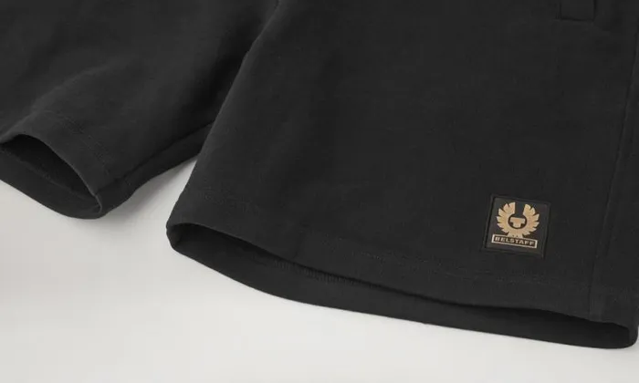 Trousers Men Belstaff Belstaff Sweatshorts Black Trousers Men Belstaff Belstaff Sweatshorts Black