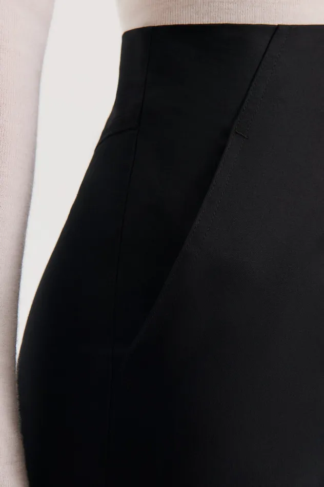 Trousers SATEEN CROPPED WIDE LEG TROUSER BLACK Scanlan Theodore Women
