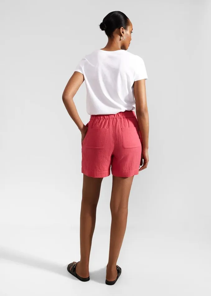 Trousers Women HOBBS Allie Shorts Wild Berry Pink