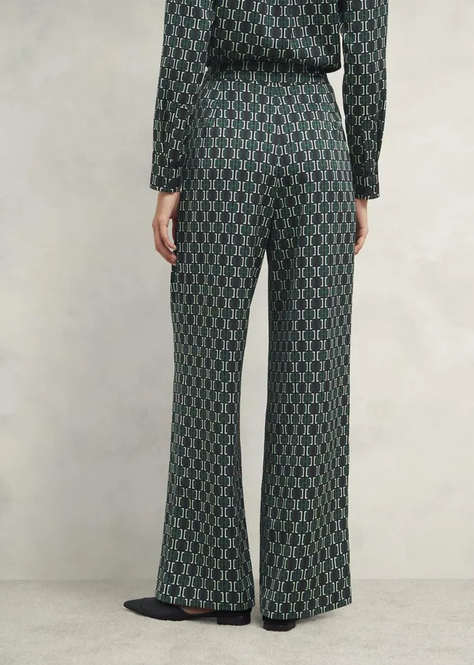 Trousers Women HOBBS Finwell Satin Trouser Multi