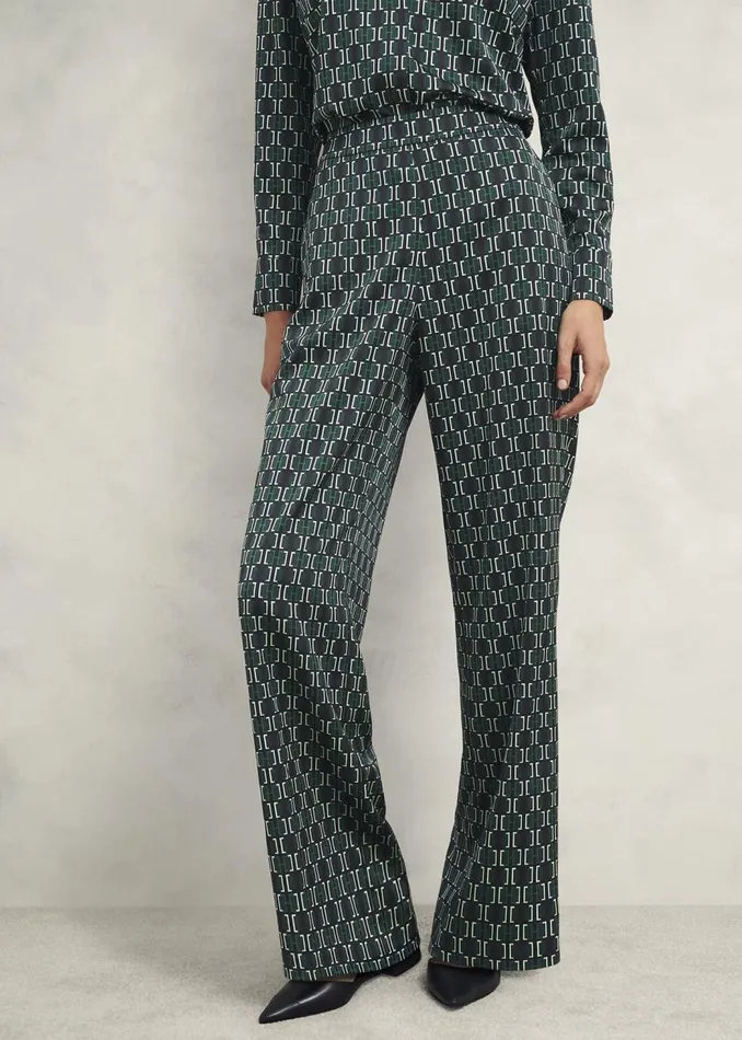 Trousers Women HOBBS Finwell Satin Trouser Multi