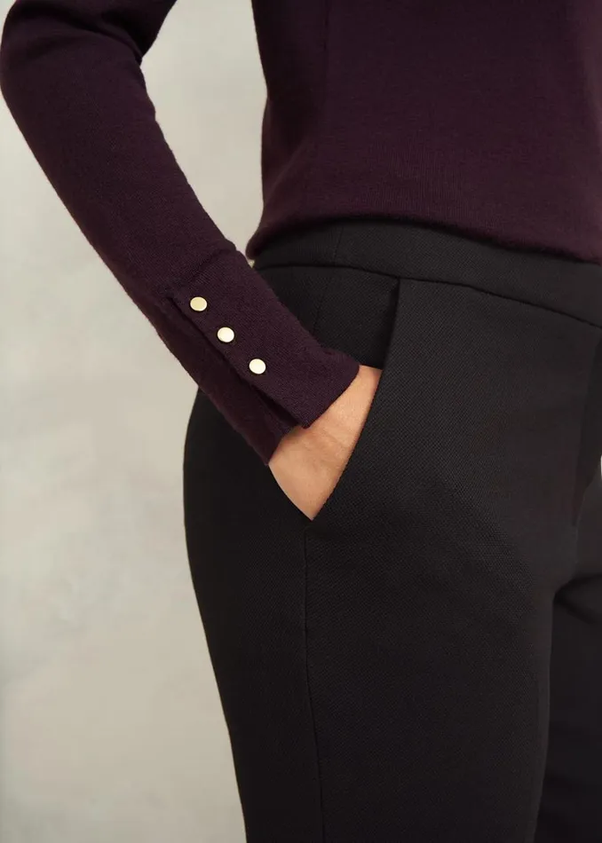 Trousers Women HOBBS Mia Slim Trousers Black