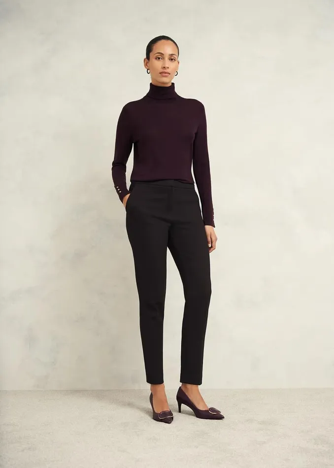 Trousers Women HOBBS Mia Slim Trousers Black