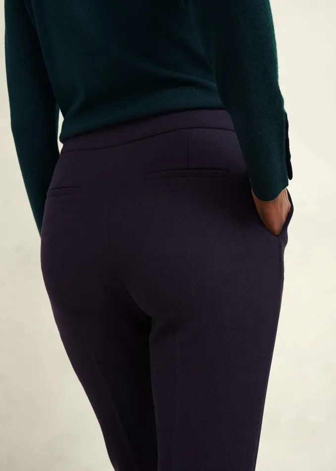 Trousers Women HOBBS Petite Aly Slim Trousers Navy