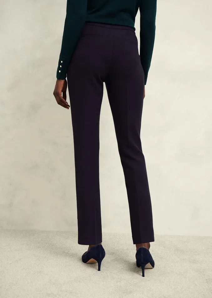 Trousers Women HOBBS Petite Aly Slim Trousers Navy