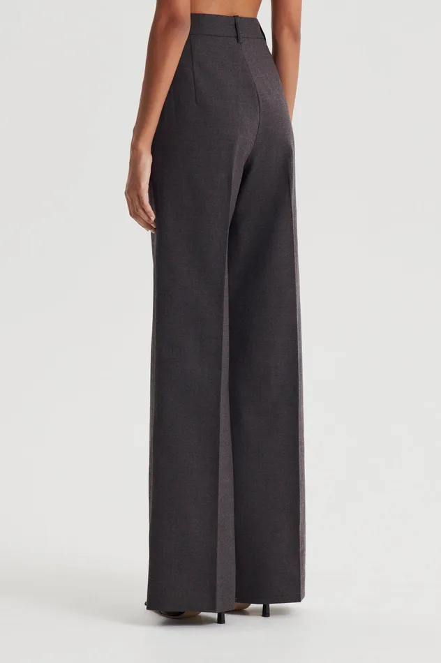 Trousers Women STRIPE MID RISE TROUSER GREY Scanlan Theodore Trousers Women STRIPE MID RISE TROUSER GREY Scanlan Theodore