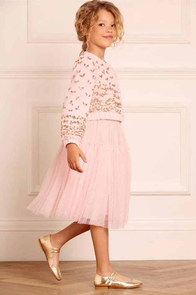 Tulle Kids Skirt Pink Kids Needle and Thread Kids Daywear