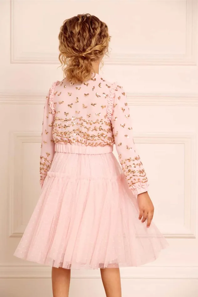 Tulle Kids Skirt Pink Kids Needle and Thread Kids Daywear