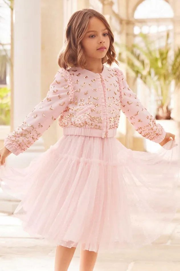 Tulle Kids Skirt Pink Kids Needle and Thread Kids Daywear