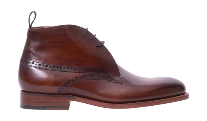 Tyne 2 8211 Hand Brushed Brown Men Barker Shoes Mens Boots