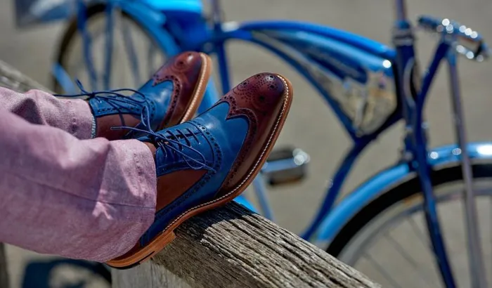 Valiant Multi 8211 Red Grey Purple Hand Painted Men Barker Shoes Mens Oxfords