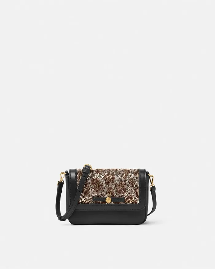 Versace Bags and Accessories Kids Crystal Leopard Shoulder Bag 2bs3v