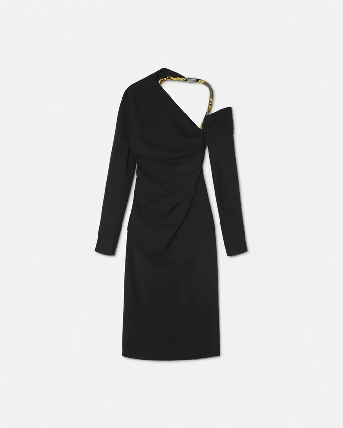 Versace Dresses Women La Coupe Des Dieux Midi Dress Black