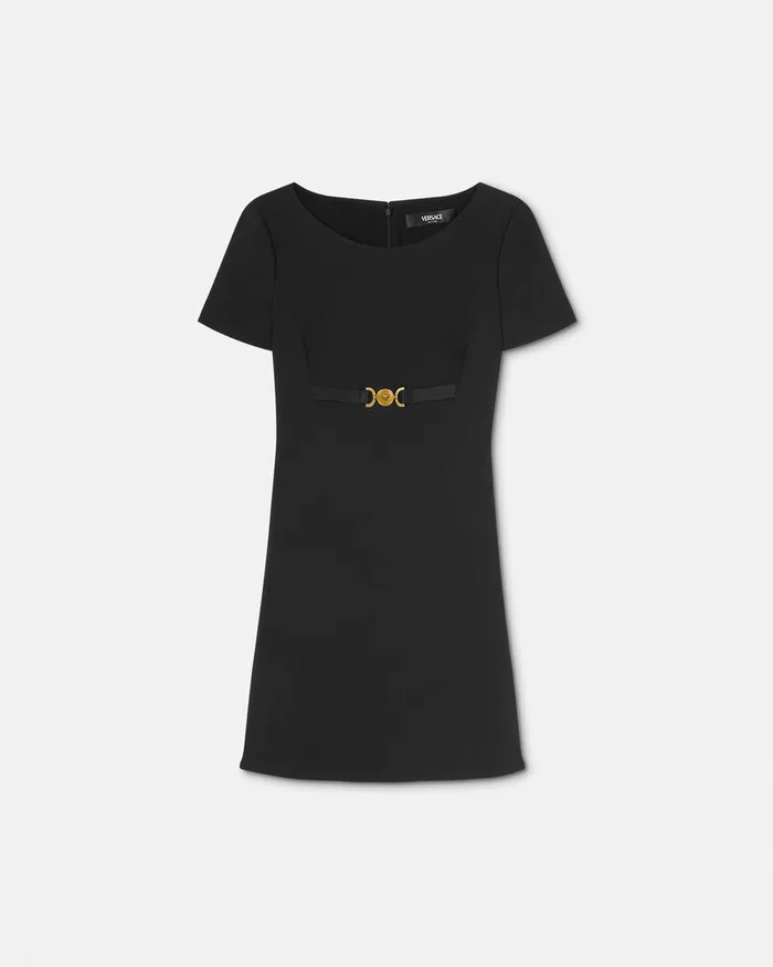 Versace Dresses Women Medusa 03995 ShortSleeved Mini Dress Black