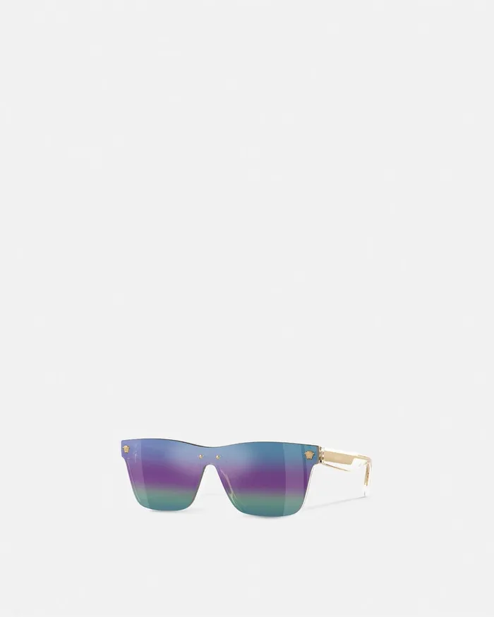 Versace Eyewear Kids Medusa Shield Sunglasses Multicolor