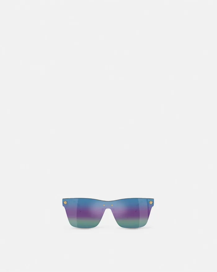 Versace Eyewear Kids Medusa Shield Sunglasses Multicolor