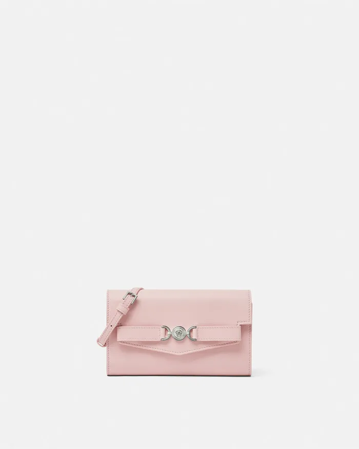 Versace Mini Bags and Clutches Women Medusa 03995 Crossbody Bag Light Pink