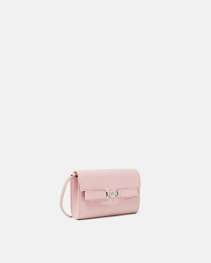 Versace Mini Bags and Clutches Women Medusa 03995 Crossbody Bag Light Pink