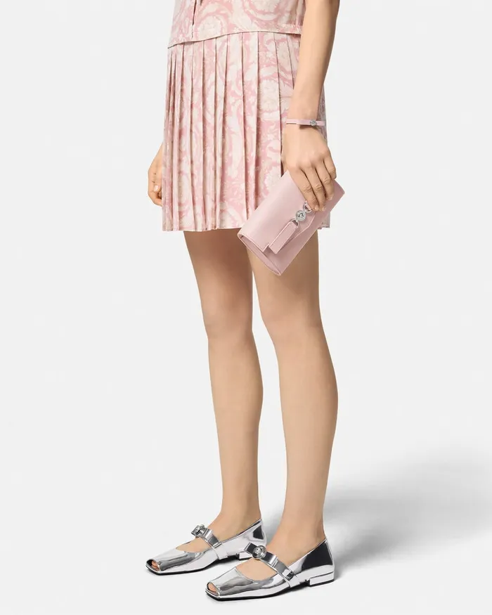 Versace Mini Bags and Clutches Women Medusa 03995 Crossbody Bag Light Pink