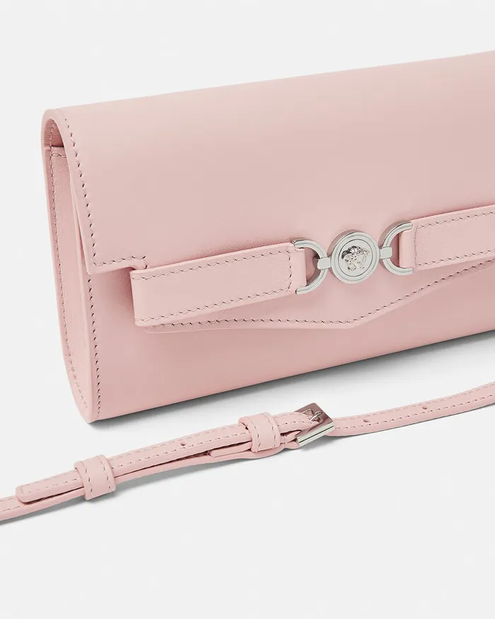 Versace Mini Bags and Clutches Women Medusa 03995 Crossbody Bag Light Pink