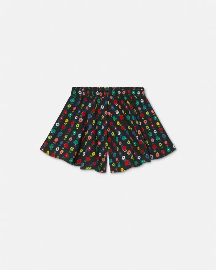Versace Pants and Skirts Kids Falling Flowers Baby Shorts Print