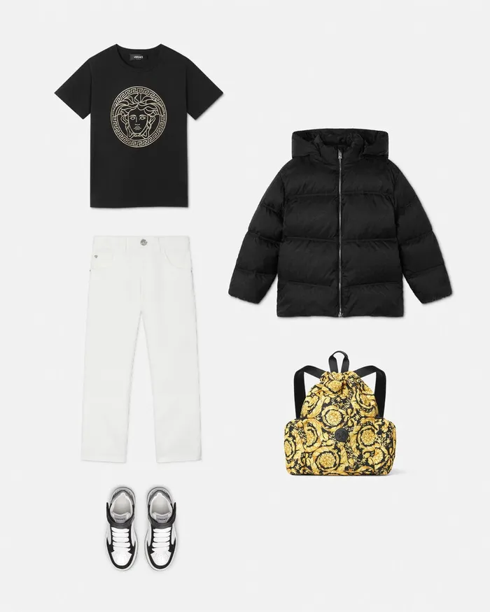 Versace Pants and Skirts Kids Jeans White