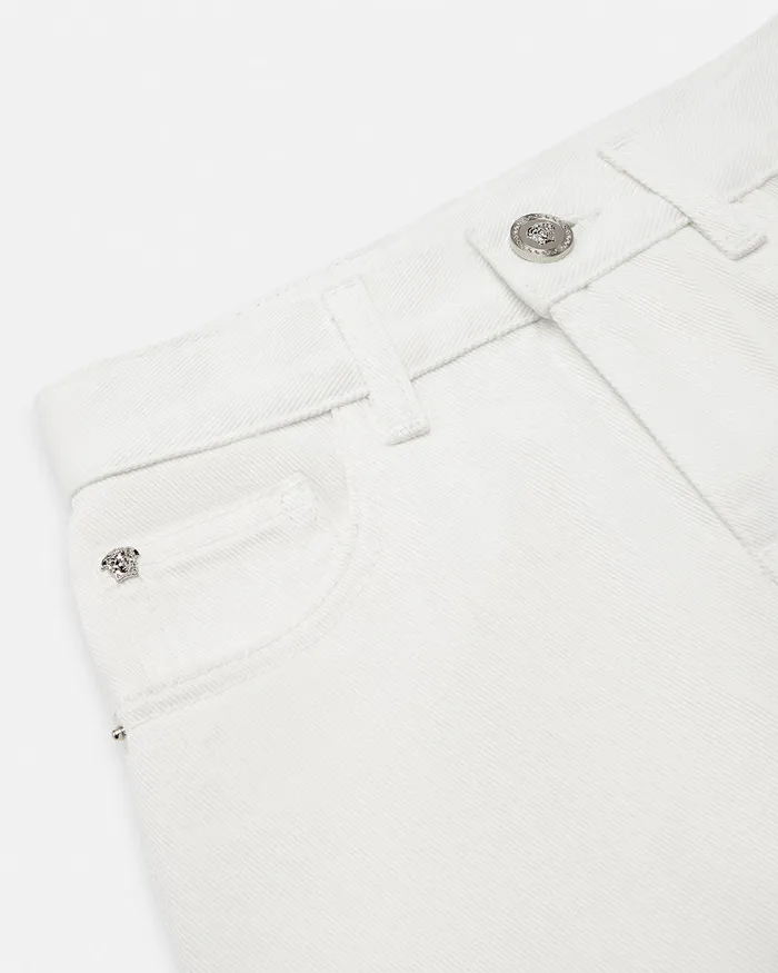 Versace Pants and Skirts Kids Jeans White