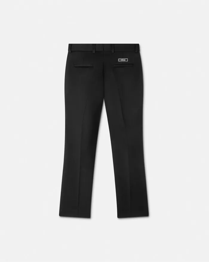 Versace Pants Kids WoolBlend Pants Black
