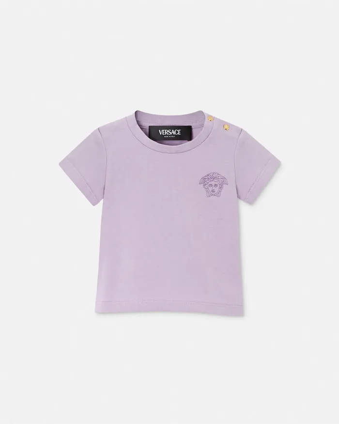 Versace Shirts and Tshirts Kids Medusa Baby TShirt Lilac